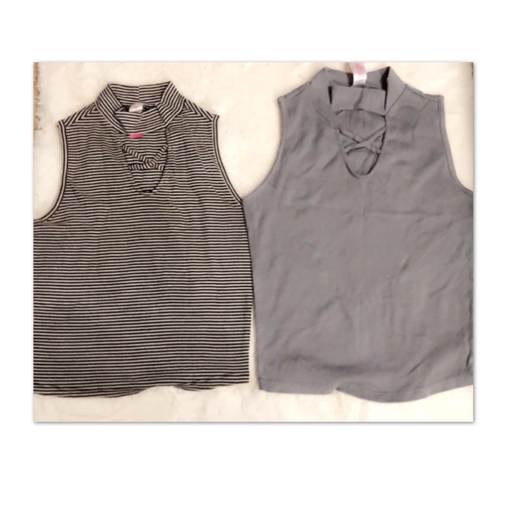 Turtle neck/ sleeveless shirts